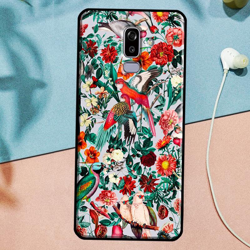 Garden Birds Case For Samsung Galaxy J3 J5 J7 2017 A3 A5 2016 A6 A8 J2 J8 A7 A9 2018 J4 J6 Plus Cover