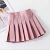 Gonna Pieghettata Estiva per Ragazze Studentesse Elastica a Linea ad A Bambini Stile College Gonne Jk Gonne Corte per Bambini