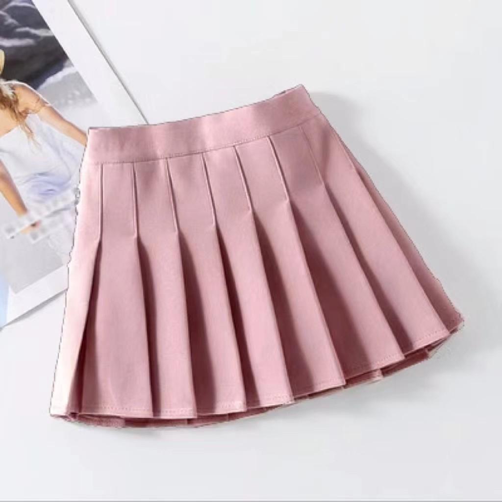

1pcs Spring Summer Girls Pleated Skirt Students Elastic A-line Skirt Kids College Style jk Skirts Childrens Fashion Short Skirts 150 рожевий