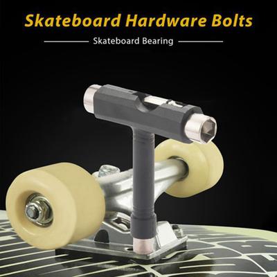 Skateboardový klíčový nástroj Multifunkční T-typ L-typ Šestihranný šroubovák Odolný Přenosný Dětské skate nástroje Skateboardové Longboardové příslušenství