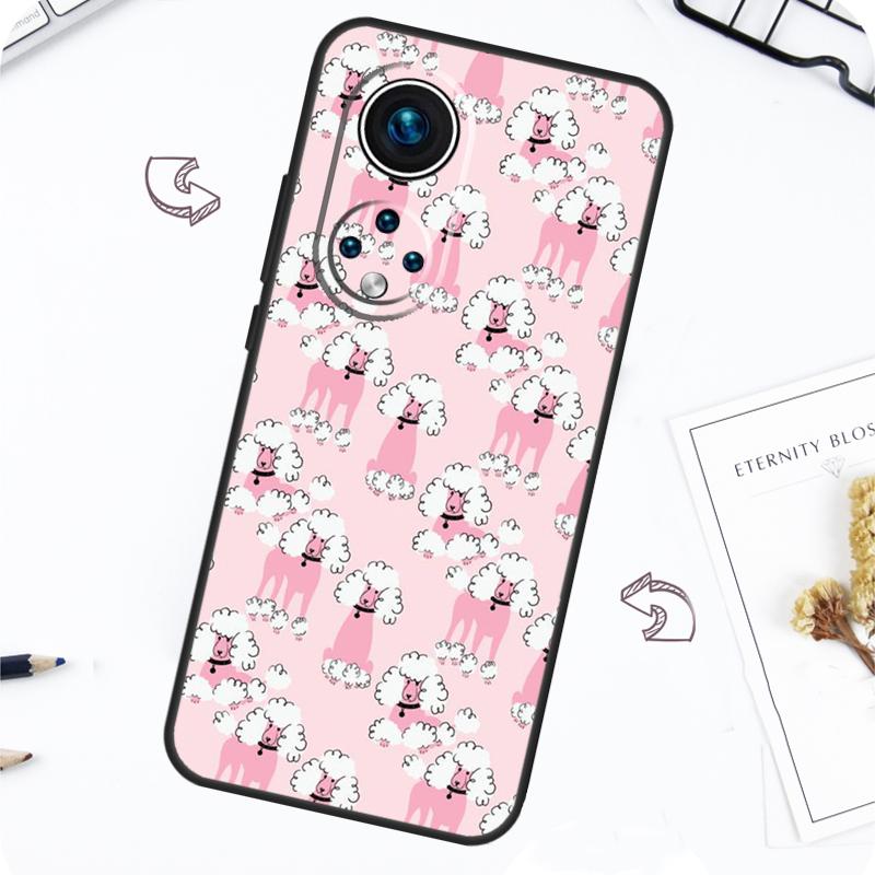 Poodles Cartoon Girly Cute Case For Honor Magic 7 5 6 Pro Honor 200 Pro X9b X9a X8b X8a X8 X9 X9c 50 70 90 Lite Cover