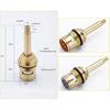 Replacement Ceramic Tap Cartridge, Brass Ceramic Stem Disc Cartridge Insert Faucet Valve Quarter TurnCeramic Tap Valves for Bathroom Kitchen Tap(Red)