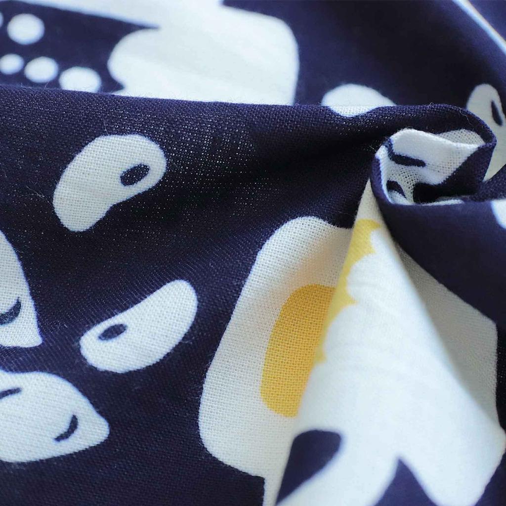 IKS Chusen Tenugui Hand Made in 34 x Beer x Prime Minister Fabric Towel, Japan, 88cm, 100% Cotton, Beans, (Uncut)