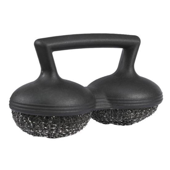 Kartáče z nerezové oceli s drátěnou koulí Kuchyňské čisticí náčiní Čistič mřížky grilu Nástroj na odstranění skvrn od rzi z hrnců a pánví