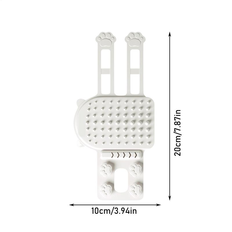 Cat Corner Groomer Silicone Shedding Massage Comb Pet Grooming Brushes Pet Itch Tool Face Scratchers For Table Legs Climbing