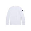 Polo Ralph Lauren Kinder T-Shirt Ss23 Logo Bestickt Rundhalsausschnitt Langarm Kinder Tops Weiß 323853891-009