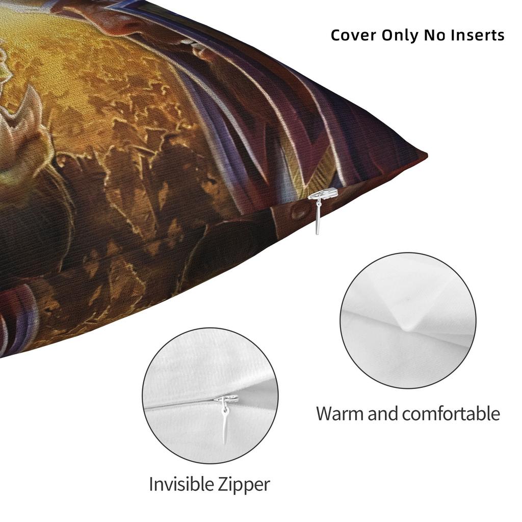 World of Warcraft Game  Pillow Case  Morden Pillow Cover Soft Pillowcases For Sofa Couch Bed Living Room