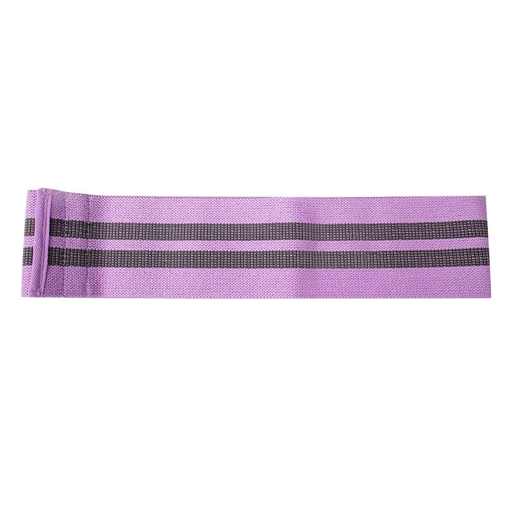 Unisex Anti-Rutsch Hüft-Widerstandsband Schleife Kreis Fitnessstudio Yoga Fitness Übung (Lila S)