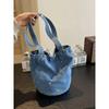 Women Shoulder Bag Large Capacity Denim Tote Bag Fashi Underarm Harajuku Handbag Clutch Bags Simple Female Commuter bags 2026