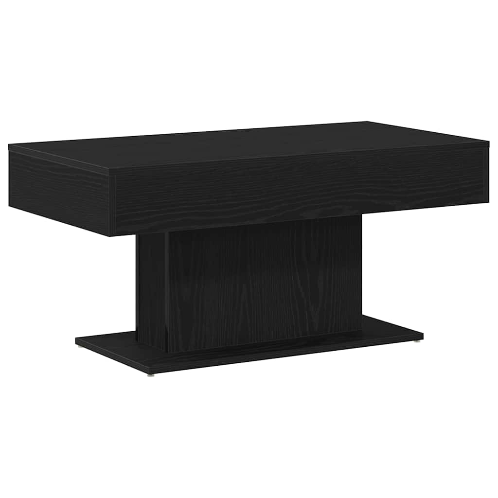 Coffee Table Black Oak Look 96 X 50 X 45 Cm Engineered Wood