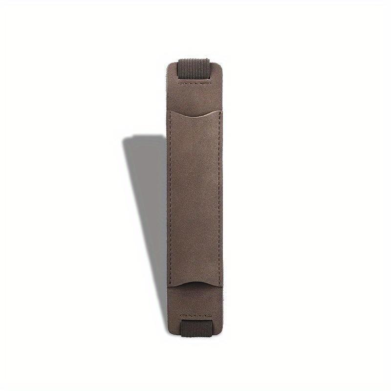 PU Leather Pen Bags Portable Pen Case Elastic Band Pen Sleeve Pouch Pointpen Holder School Office Supplies Handcrafted Gift