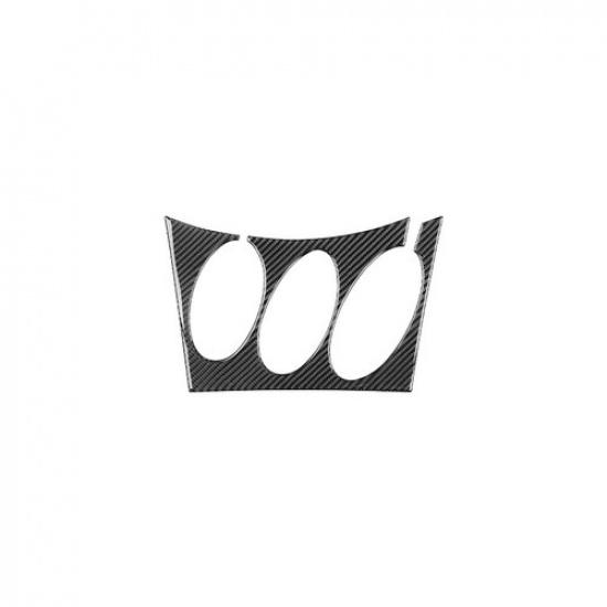 Carbon Fiber Interior Radio Control Panel Trim Cover For Nissan 350Z 2003-2005