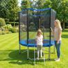 Outdoor Trampoline for Children and Adults, 80 kg Load, 36 Springs, 183 cm, Blue