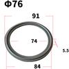 19 25 32 38 51 63 76 89 102mm 1,5" -4" Hárombilincses FKM Tömítés Tömítőgyűrű Csík Otthoni Sörfőzés