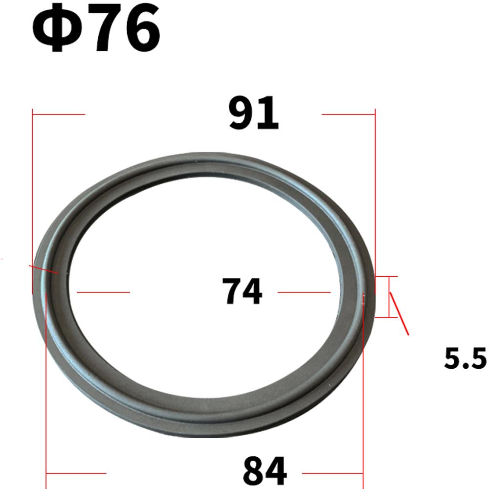 19 25 32 38 51 63 76 89 102mm 1,5" -4" Hárombilincses FKM Tömítés Tömítőgyűrű Csík Otthoni Sörfőzés