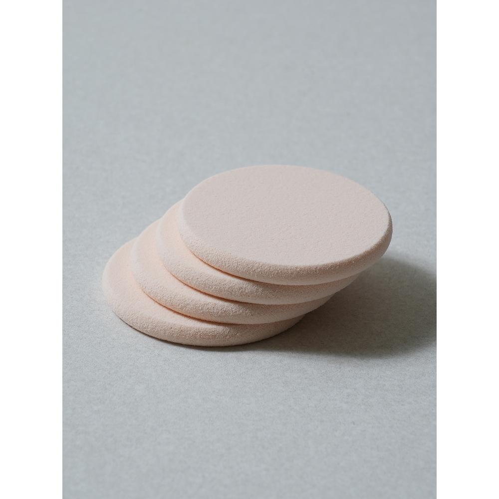 Daiso Round Caron Puffs Pack Of 4