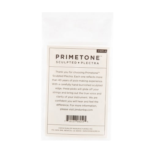 Jim Dunlop Guitar Picks, PRIME TONE JAZZ III Grip, 518P, 1.40, Pack of 3