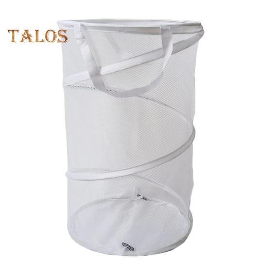 Корзина для грязного белья с ручкой большая вместимость легкий доступ дышащая универсальная органайзер для грязного белья белый 980₽