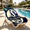 FC Schalke 04 Print Beach Towel Design, Soft, Lightweight. for Home Bathroom, Spa, Pool, Yoga, Surfing, Camping, Gift for Family, Friend