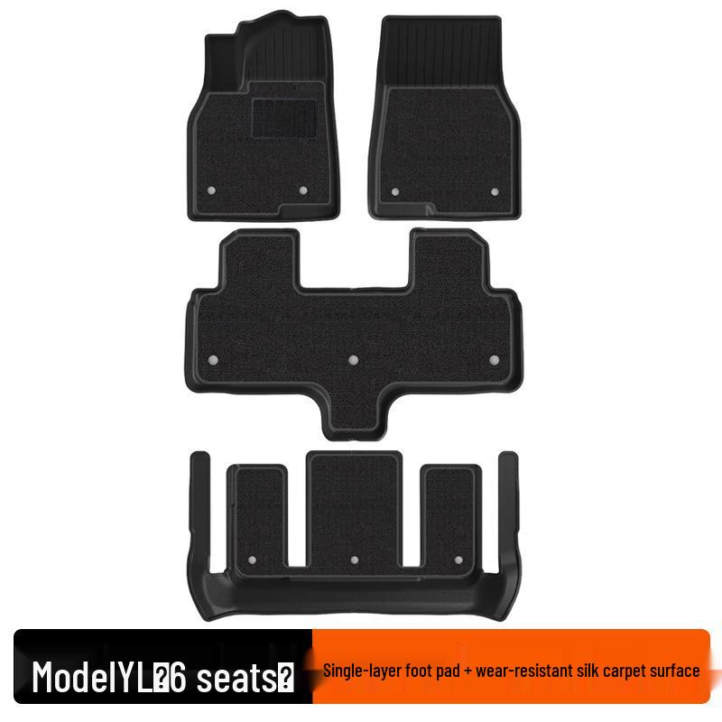 Custom TPE Floor Mats for 2025 Tesla Model 3/Y - Premium Car Accessories