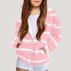 Children's Fashion Printed Long Sleeved Hooded Sweatshirt Girls' Hoodie Jacket