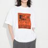 Uniqlo T-shirt Unisex Girocollo Manica Corta Stampa Anime Mickey E Keith Haring Top Bianchi 461337-00