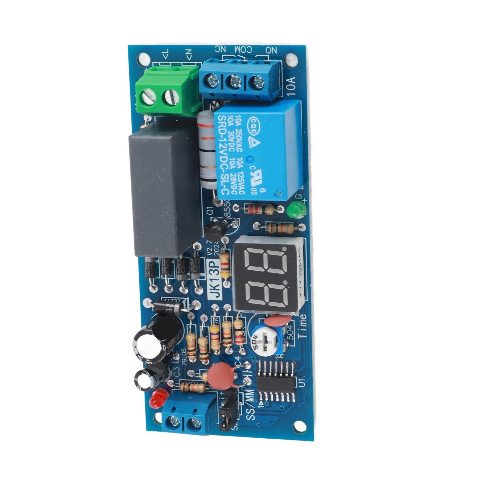 

220V AC Delay Timer Relay Module 199 Seconds199 Minutes Time Range
