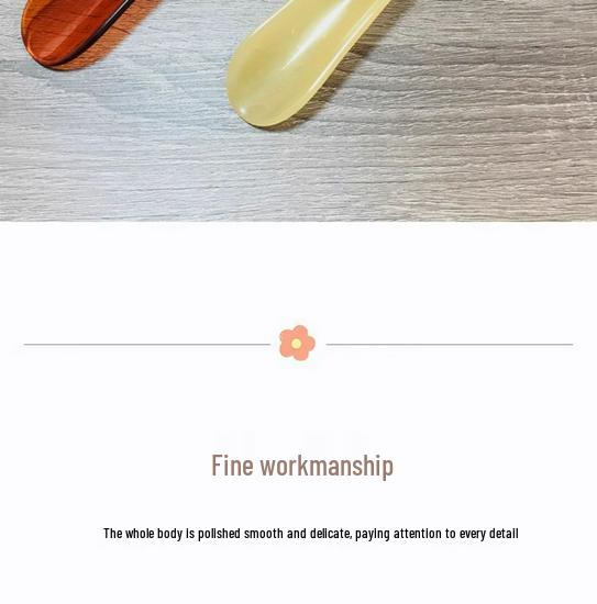 Compact Plastic Shoehorn: Portable, Modern, and Creative Design for Home Use