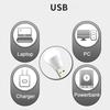 10Pcs Mini USB Night Light Book Night Light Reading LED Lights Cool White Portable Home USB Bedroom Lamps Eye Protection Energy Saving