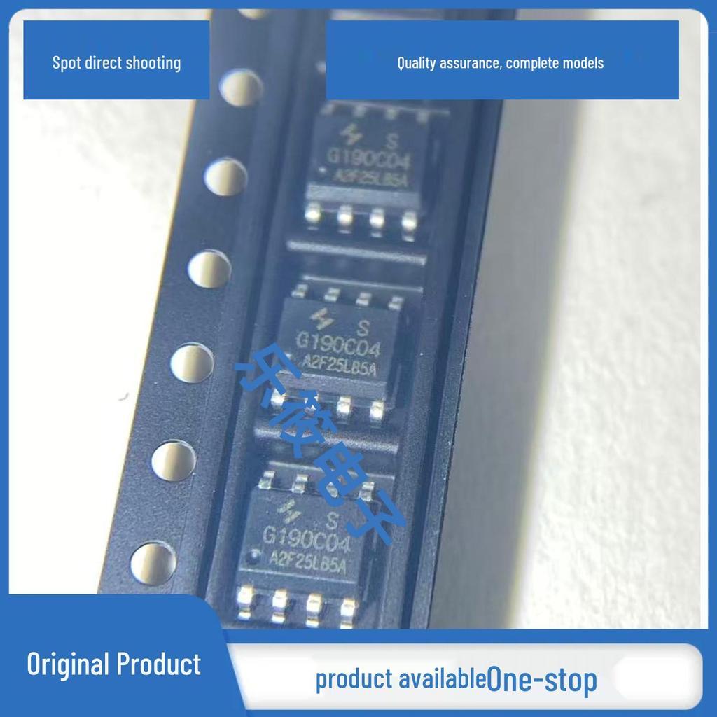 Original SOP8 N-Channel & P-Channel 40V MOS Transistor, Screen Print G190C04 - Model HYG190C04LA1S.