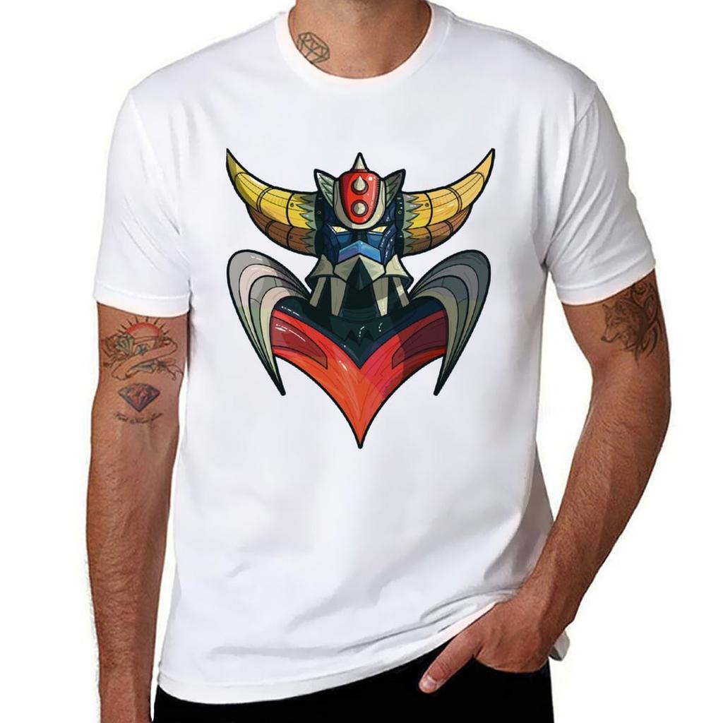 UFO Robot Grendizer Classic TShirt Fashion Print Casual Short Sleeve