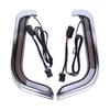 Motorcycle Turn Signal Light Pair for 1996-2013 Applications with Curved Acrylic Lower-Fairing Housings