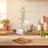 Mug Tree Coffee Cup Holder,Coffee Bar Accessory,Standing,Multi Function Kitchen Organizer Holder