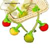 Bite-Resistant Tomato Teaser Wand with Bell - Self-Play Cat Toy for Kittens