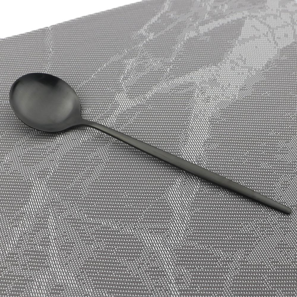 4Pcs Gold Matte Tea Spoon Cutlery Stainless Steel Coffee Spoon Silverware Small Stirring Spoon Tableware Kitchen Flatware