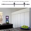 8FT Sliding Barn Door Hardware Roller Track Rail Kit Set for Closet Cabinet