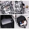 Casual Women's Backpack Fashion School Bags for Girl Graffiti Students Schoolbag  Travel
