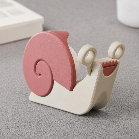 Dispensador de Cinta de Caracol Impreso en 3D, Soporte Universal para Cinta de Embalaje, Herramientas Decorativas para Cortar Cinta para Hogar, Oficina, Escuela