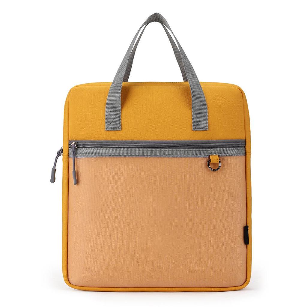 Middle School Student Zipper File Organizer - Large Capacity Bag for Books and Subject Sorting