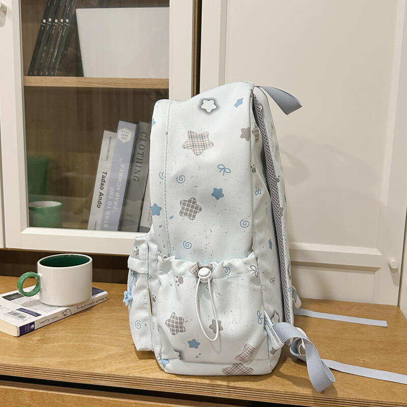 Junior High School Student Schoolbag Women's Large Capacity Waterproof Lightweight Printed Backpack