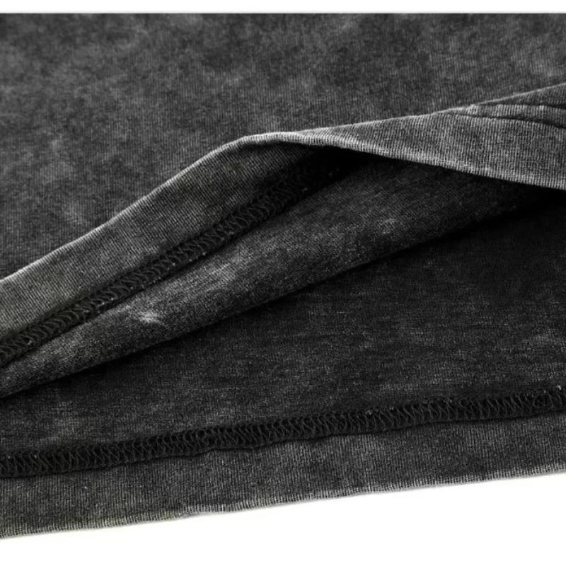 Summer Men's Fashionable Butterfly Print Casual Hip-hop Street Style Retro Halo Dyed Men's Round Neck T-shirt