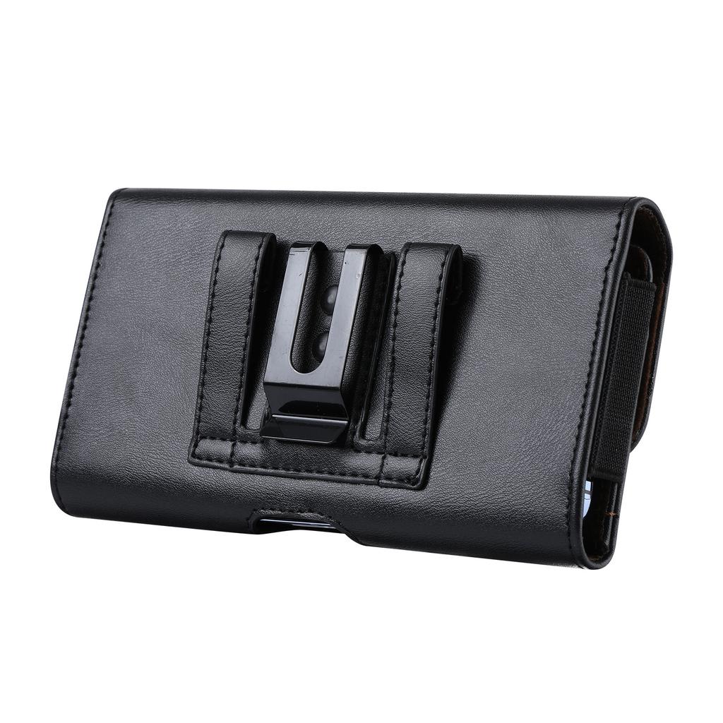 Universal Leather Phone Holster Belt Case Mobile Phone Bag For iPhone 14 13 Samsung Huawei Xiaomi Men Waist Bag Pouch