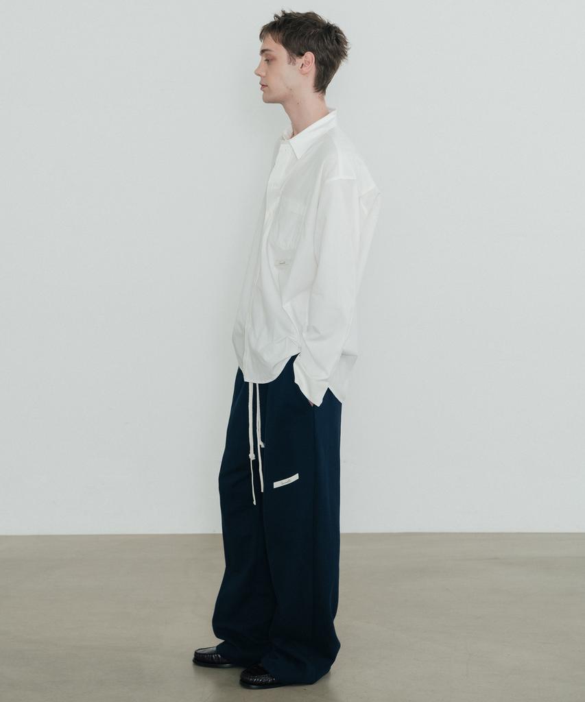 SSIN AND LEE Tailor Cotton Sweatpants Navy
