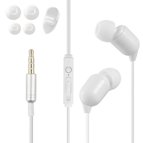 3-Meter 3.5mm Plug In-Ear Wired Earphone Broadcast Live Headset with/without Mic