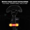 Bicycle Tail Light Waterproof Remote Control Turn Signal Light Type-C Rechargeable MTB Road Mountain Bike Rear Night Riding Bike Safety Warning Lamp