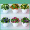 Lifelike Artificial Flowers With Pot For Home And Outdoor Garden Decor