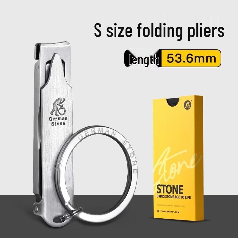 STONE Foldable Stainless Steel Nail Clipper