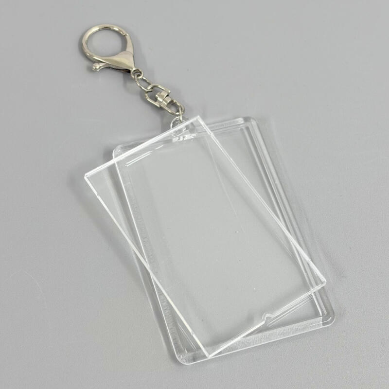 Acrylic Transparent Photo Frame Keychain with Favorite Photo Frame Extra Large