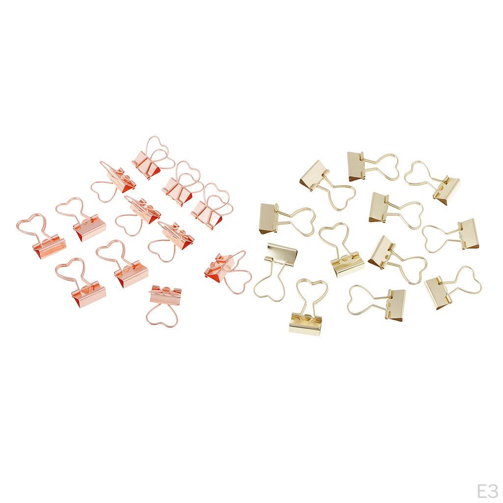 Pieces Shaped Paper er Clips Stationery of office Document Organizer (38 X 0.71 Inch, ,