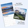 SUNEE 2026 Calendar for Wall, 2026 Large Wall calendar 12x12 Inches with 16 Months from September 2025 to December 2026, Thick Glossy Paper, 12" x